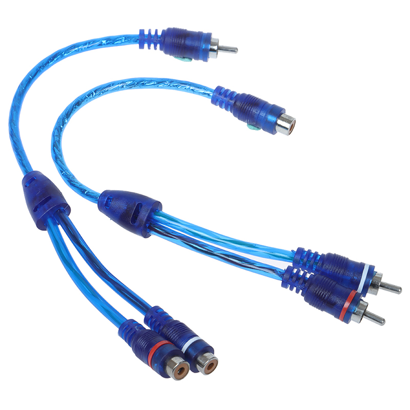 Audio Splitter Y - รถ MP3 เสียง RCA Y Splitter