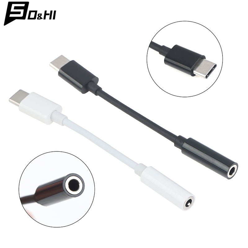 Type-C เป็น3.5MM แจ็ค AUX หูฟั - Earphone Splitter Jack บทวิจารณ์และราคา