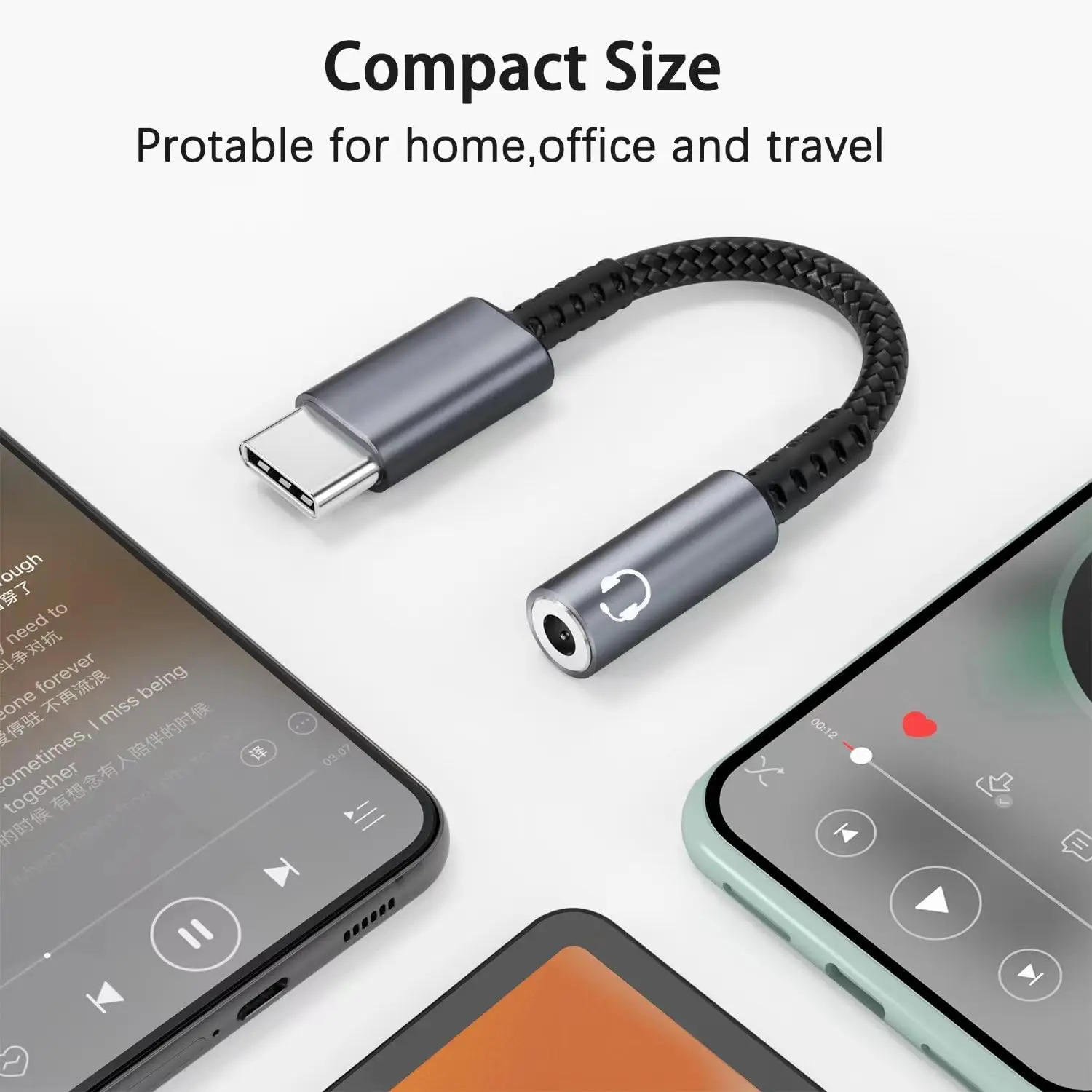 KEBIDU อะแดปเตอร์แปลง Type C เ - Audiophile Headphone Wired บทวิจารณ์และราคา