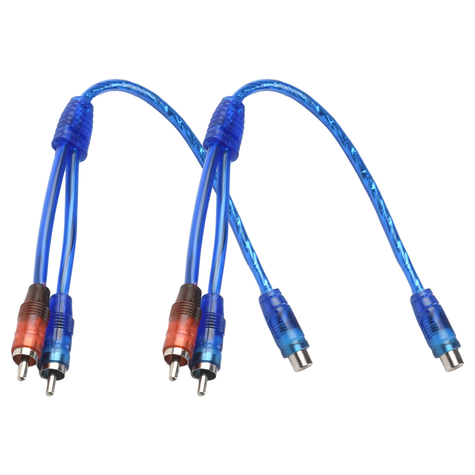 2 ชิ้นชุดสายสัญญาณเสียง RCA 