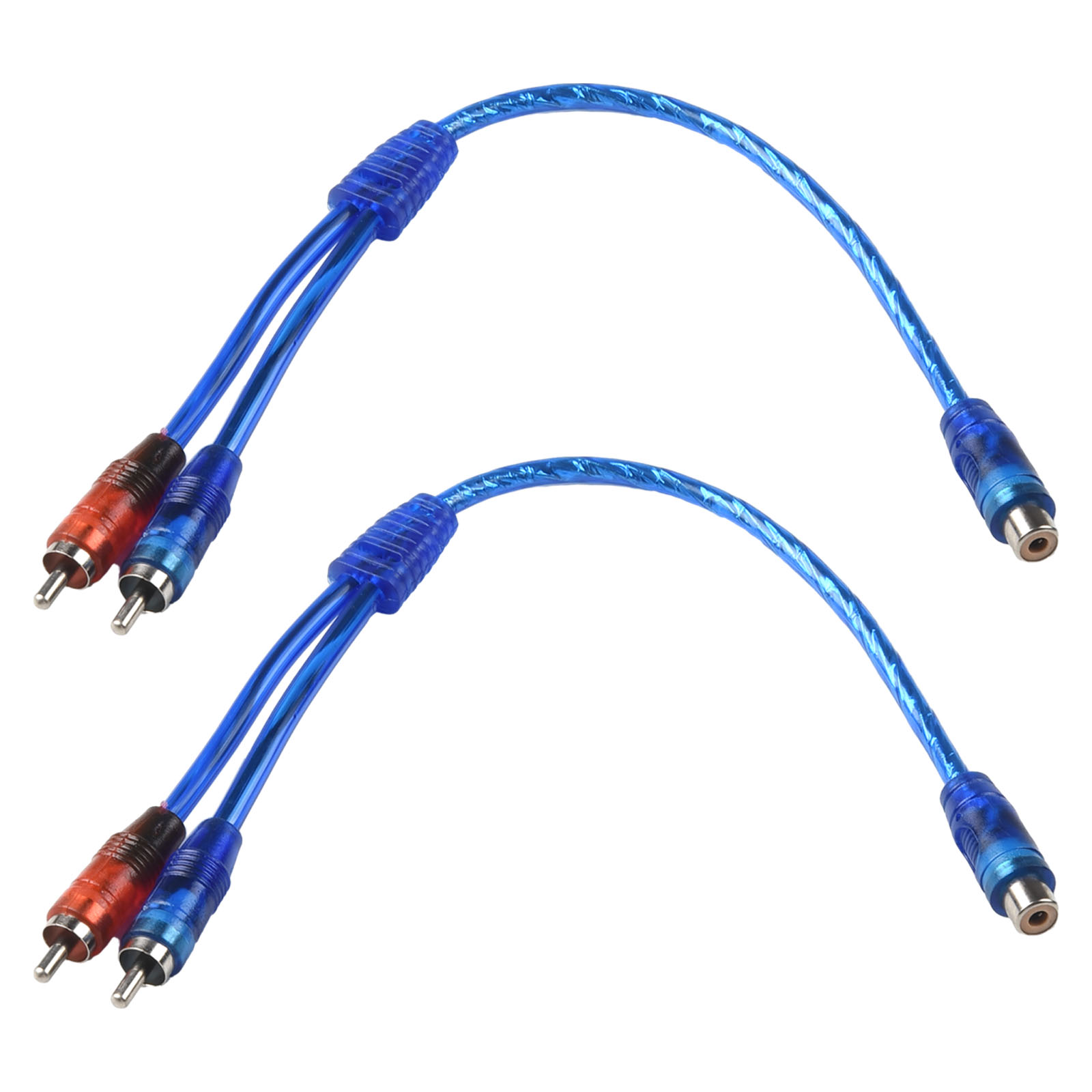 2 ชิ้นชุดสายสัญญาณเสียง RCA 