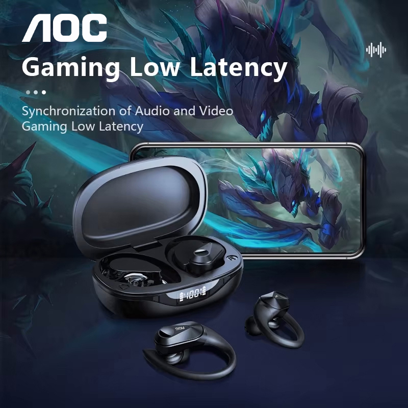 ช้อยส์ AOC ชุดหูฟังกีฬาไร้สายบ - Wired Earphone Mic บทวิจารณ์และราคา