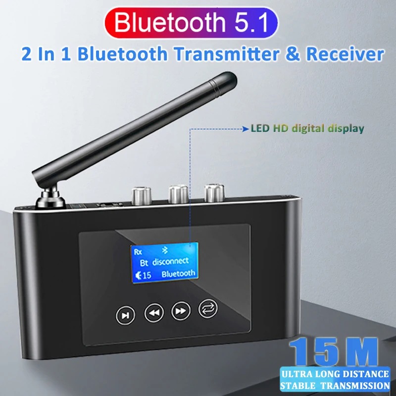 เครื่องส่งสัญญาณและตัวรับสัญญา - Bluetooth Adapter Receiver บทวิจารณ์และราคา