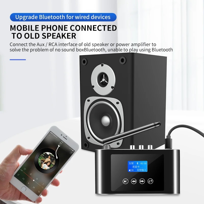 เครื่องส่งสัญญาณและตัวรับสัญญา - Bluetooth Adapter Receiver บทวิจารณ์และราคา