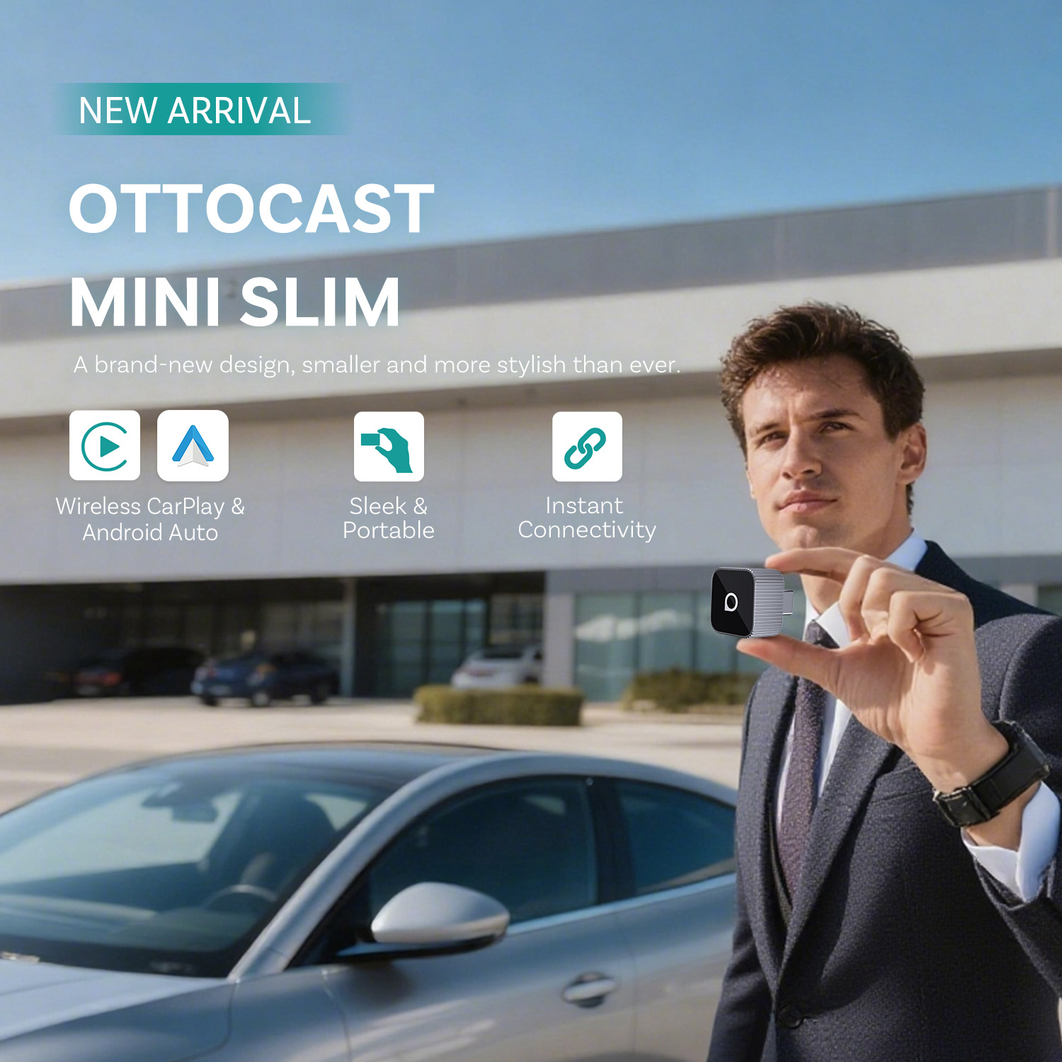 อะแดปเตอร์ Ottocast Mini Slim  - Bluetooth Adapter Receiver บทวิจารณ์และราคา
